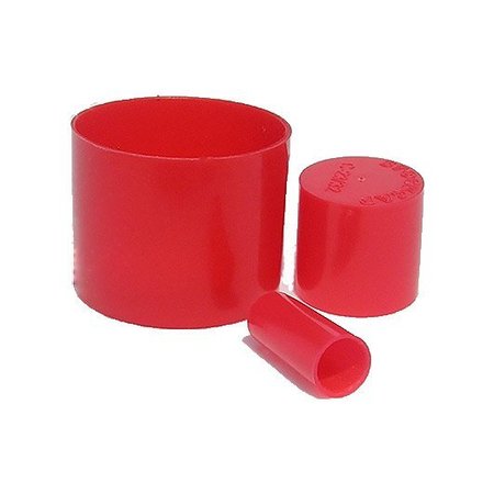 STOCKCAP End Caps-C-1/4-LDPE-RED, 1000PK 073701